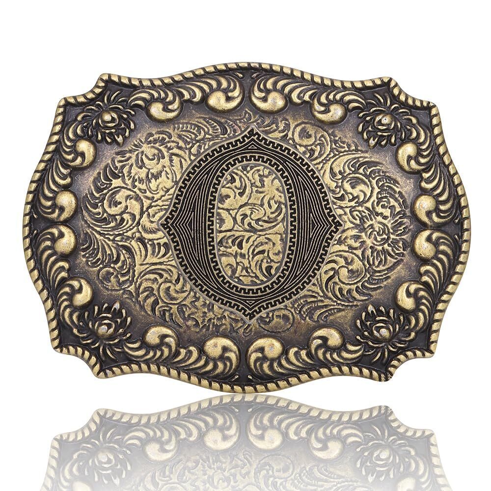 8057 Belt Buckles Western Cowboy Initial Letters ABCDJMR Texas Rodeo Belt